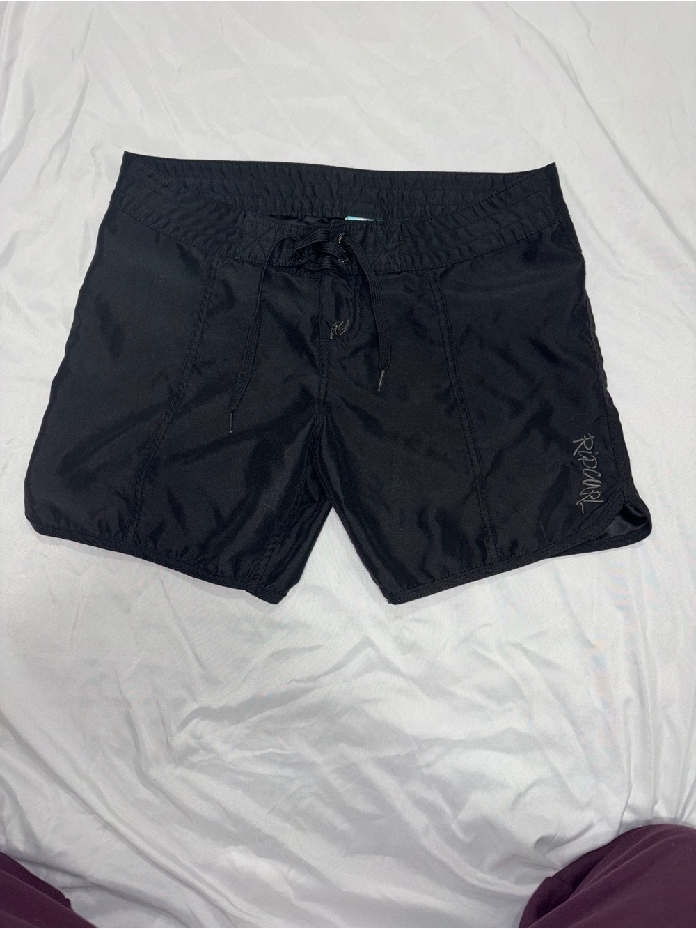 Rip Curl Black Women's Swim Shorts with Drawstring